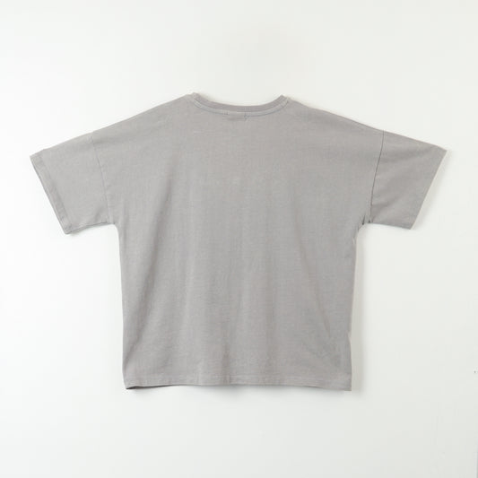 Polera Manga Corta Niña Lilo & Stitch Acid Wash Gris Disney - Poleras Chile | The Brands Club cl