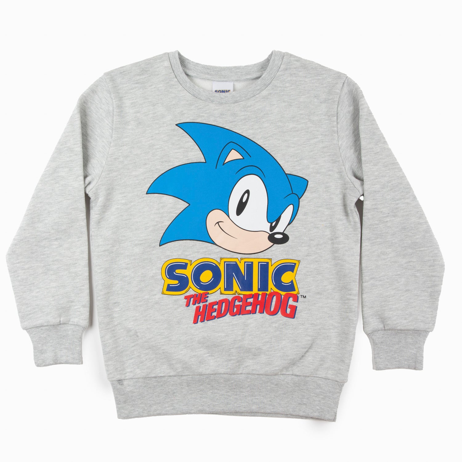 Poleron Cerrado Niño The Hedgehog Gris Sonic