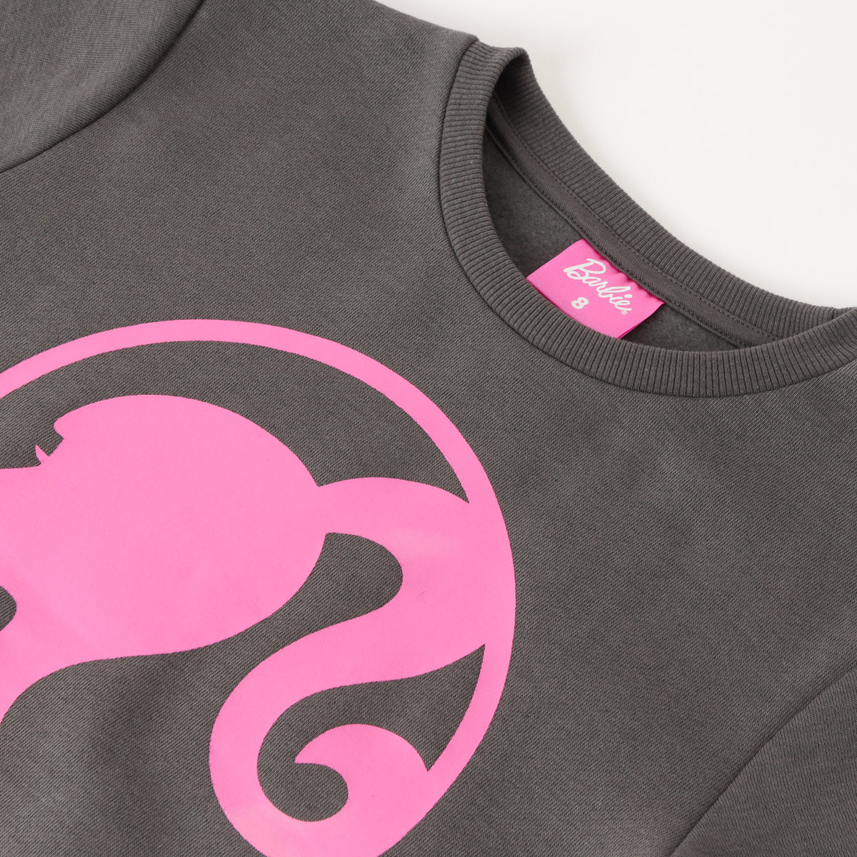 Poleron Niña Logo Gris Barbie - Polerones Chile | The Brands Club cl