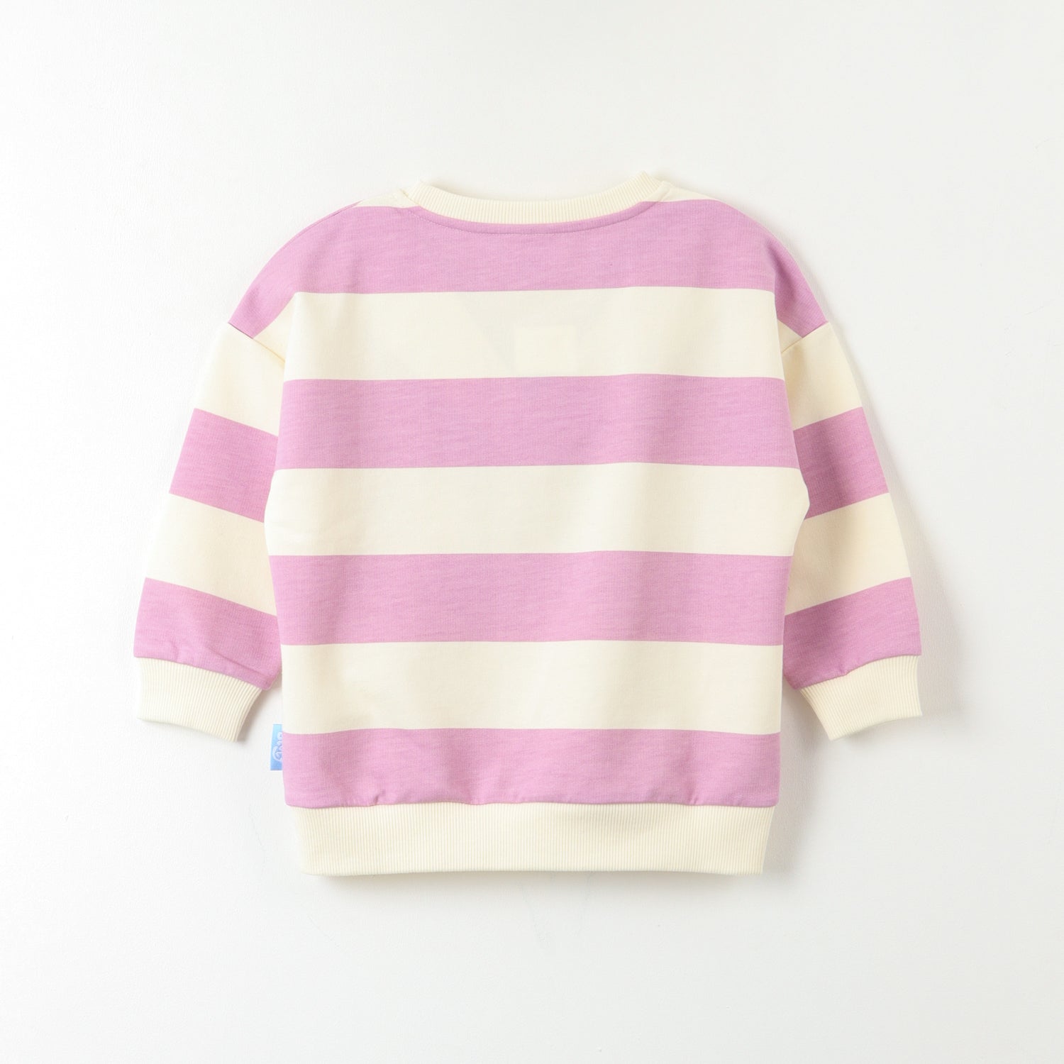 Poleron Cerrado Niña Lilac Blanco Bluey