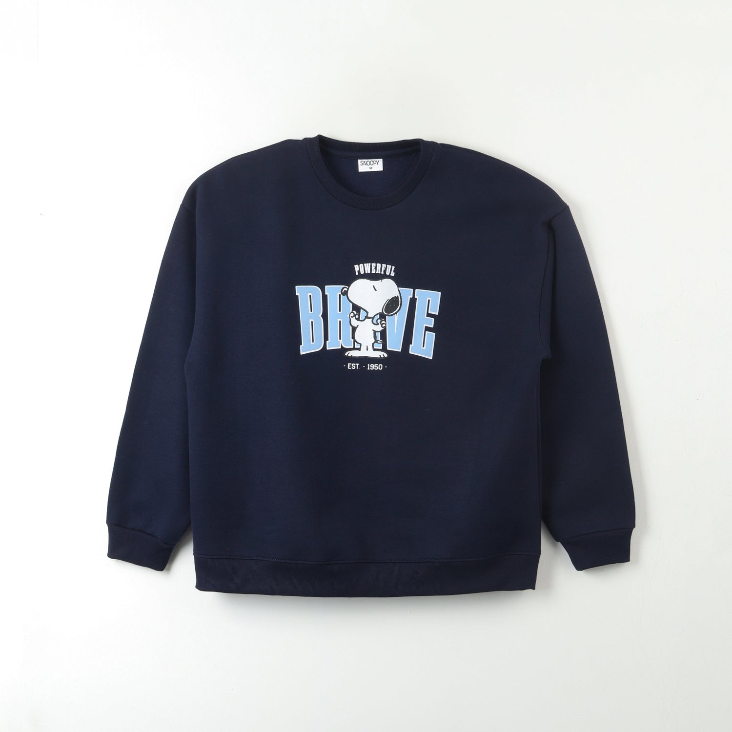 Poleron Cerrado Mujer Brave Azul Snoopy