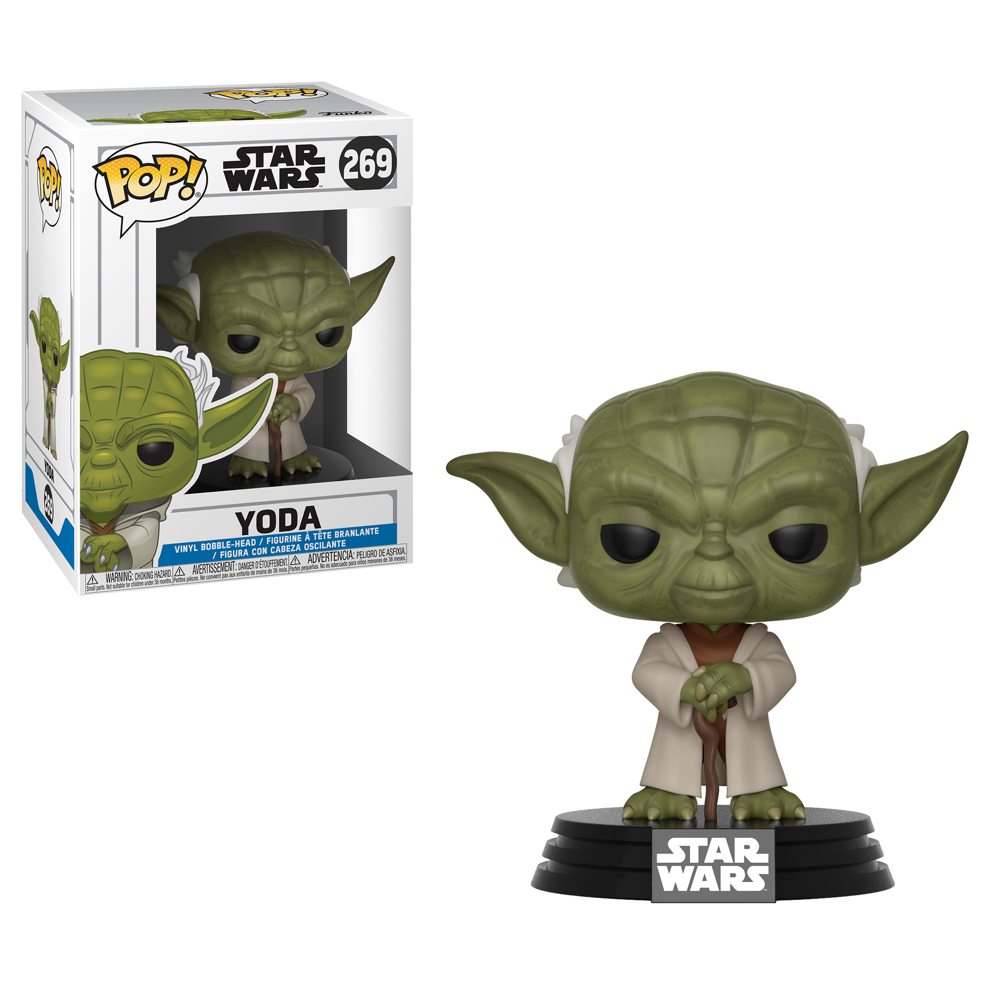 Funko Pop Yoda Star Wars Clone Wars - 269