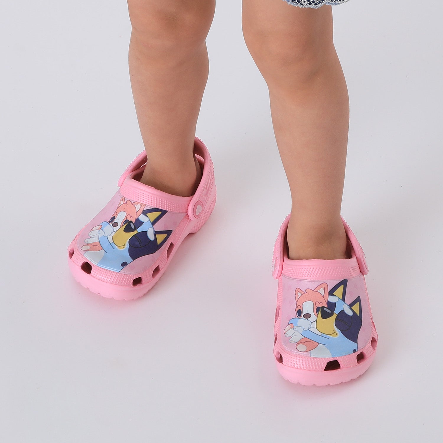 Zueco De Eva Niña Rosado Abrazo Bluey