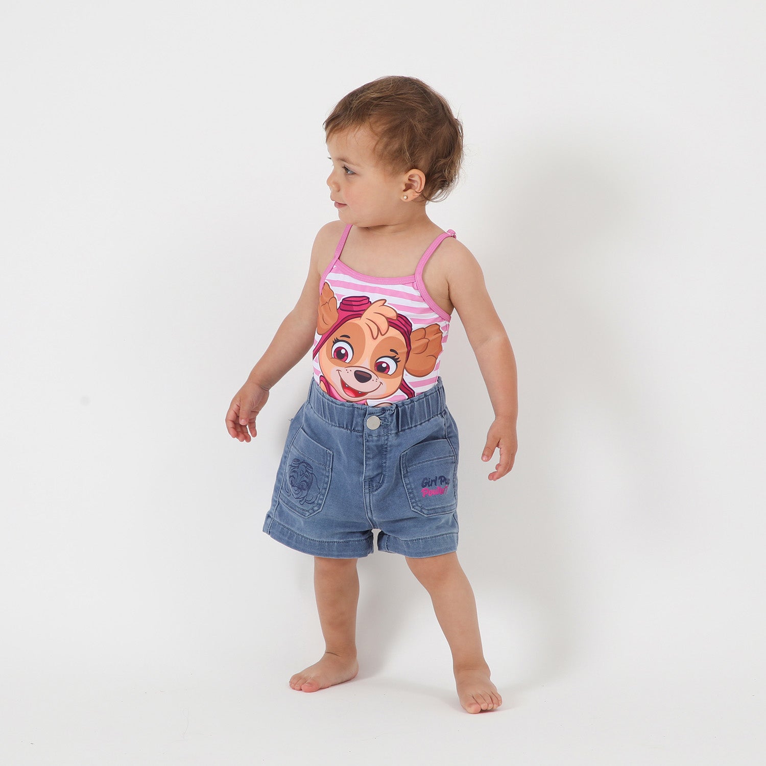 Short Niña Skye Azul Paw Patrol