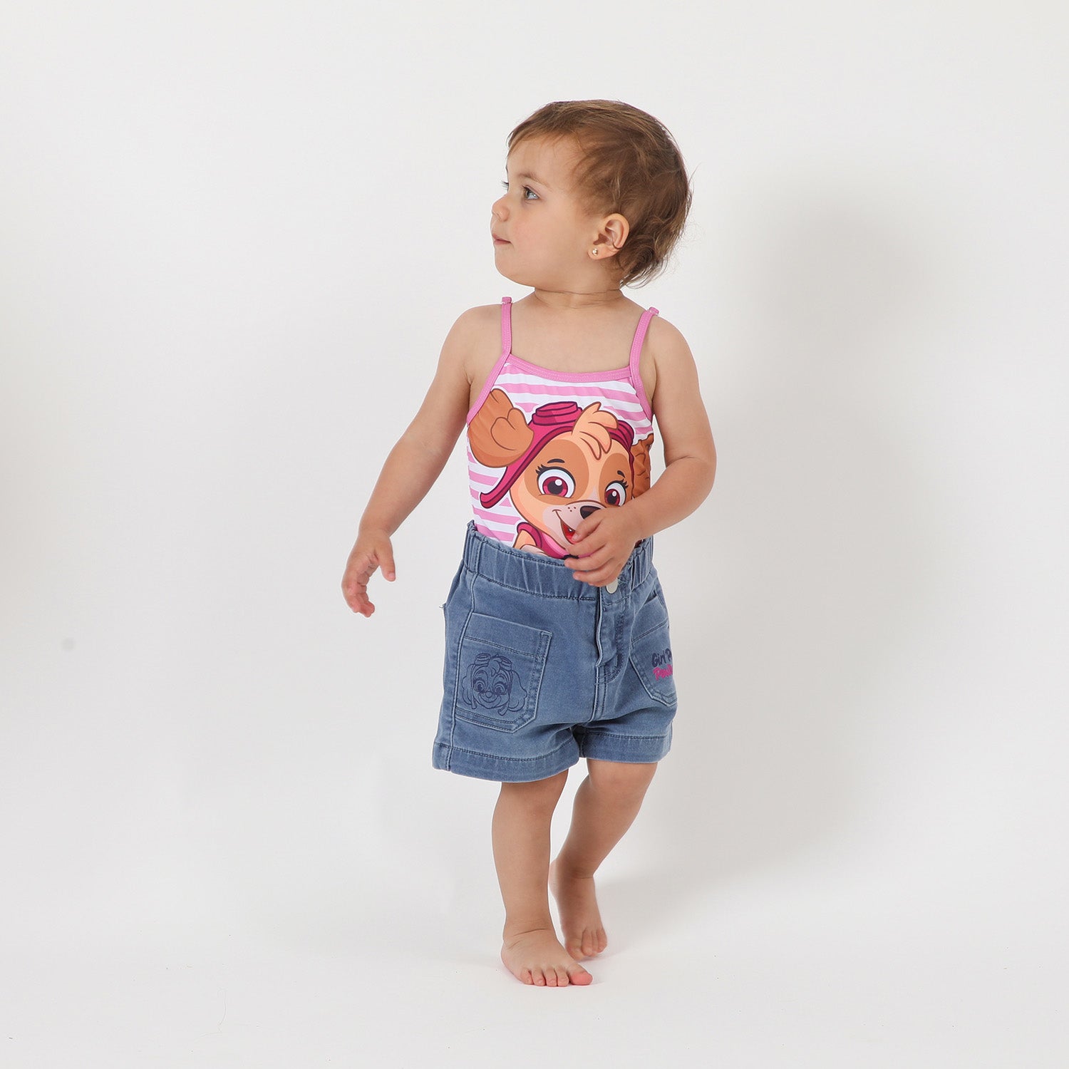 Short Niña Skye Azul Paw Patrol