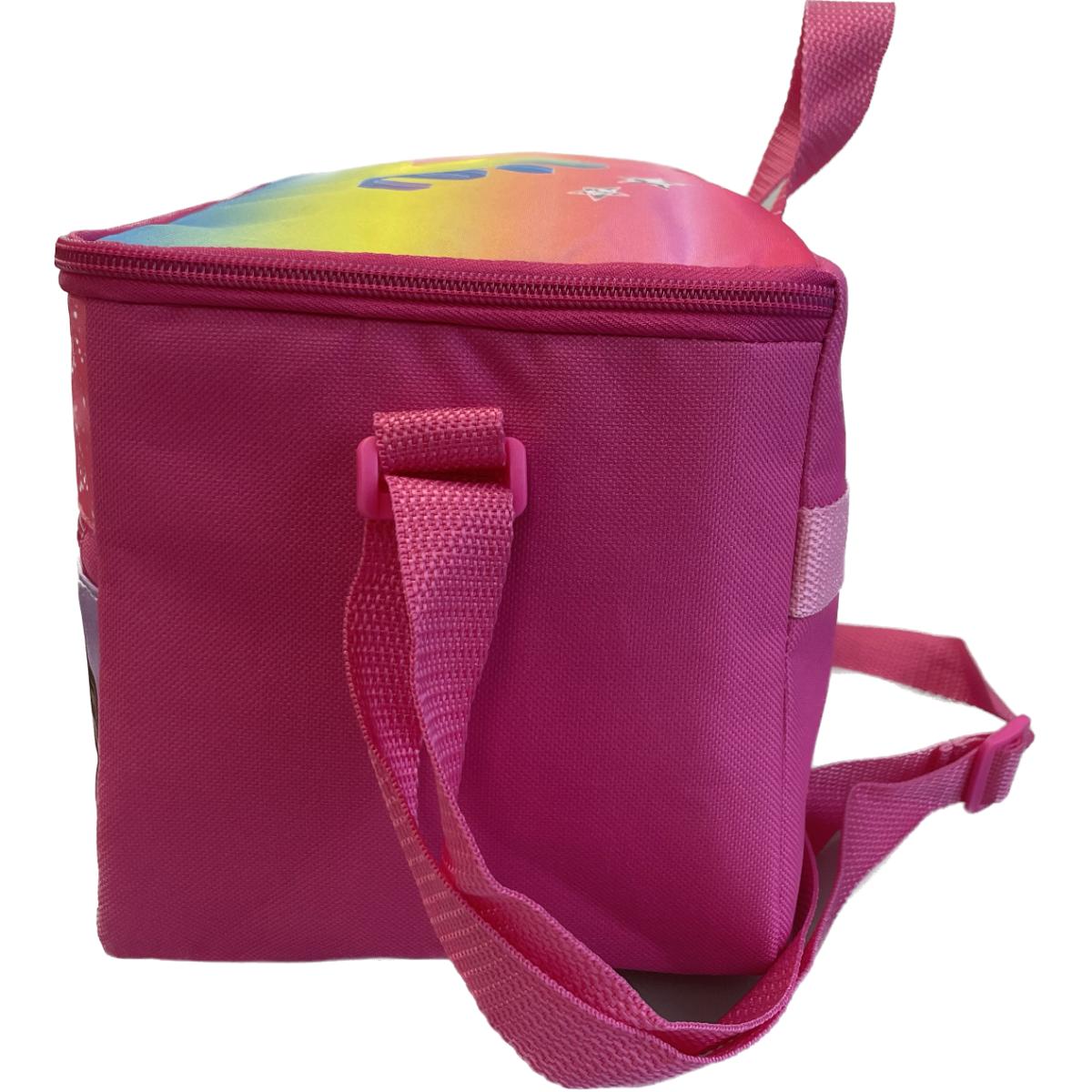 Lonchera Escolar Niña Doble Cierre Rosado Barbie