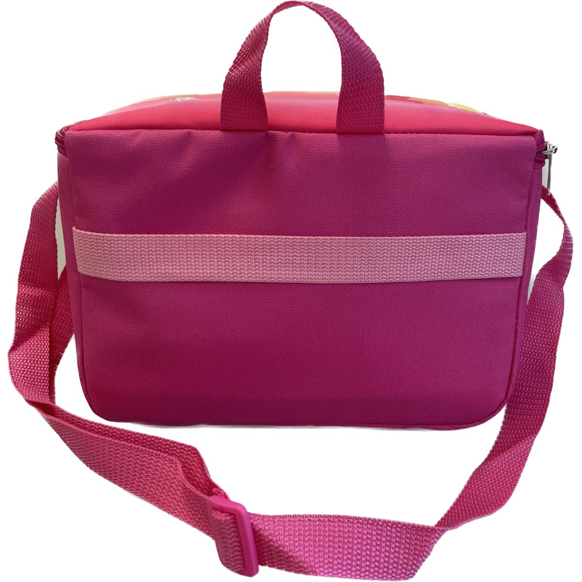 Lonchera Escolar Niña Doble Cierre Rosado Barbie