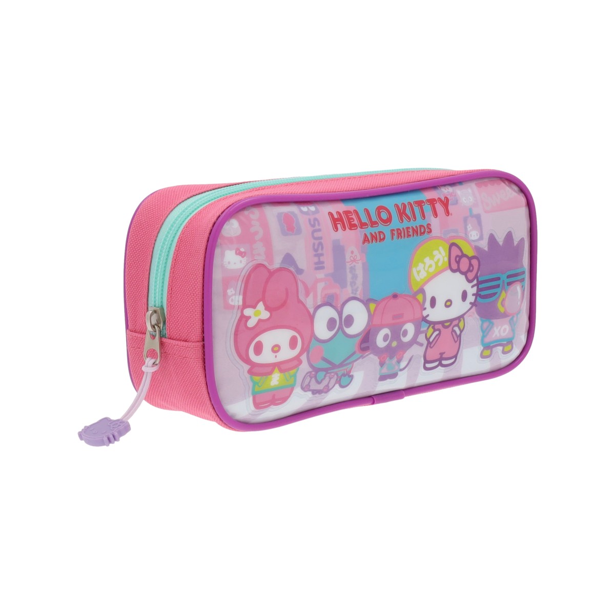 Estuche Escolar Niña Friends Rosado Hello Kitty