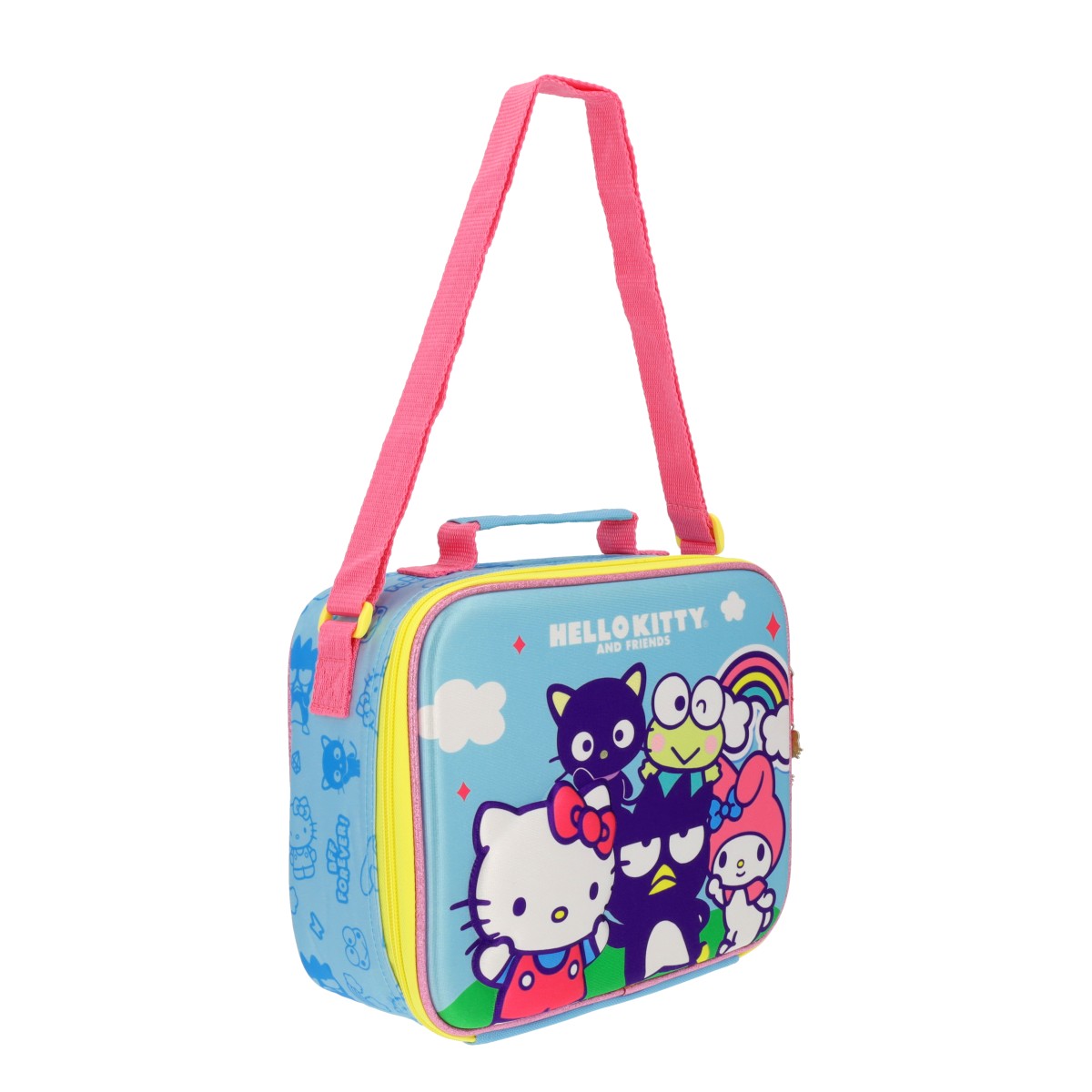 Set Mochila Con Lonchera Más Estuche Niña Hello Kitty