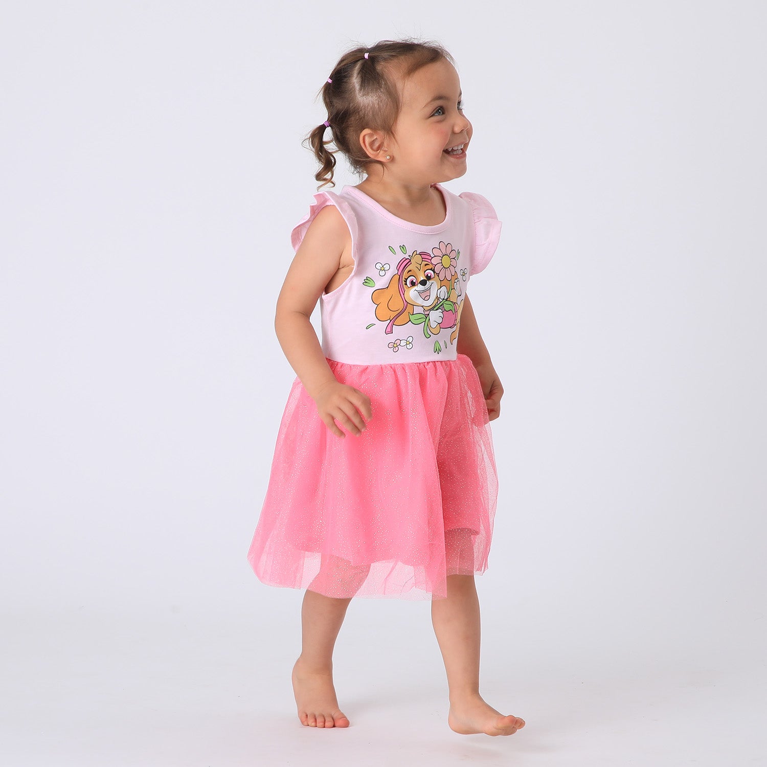 Vestido Niña Rosado Tull Paw Patrol
