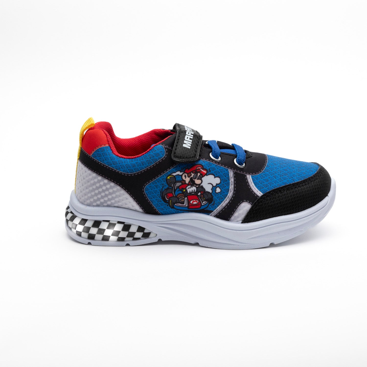 Zapatilla Con Luces Niño Mario Bros Negro Nintendo