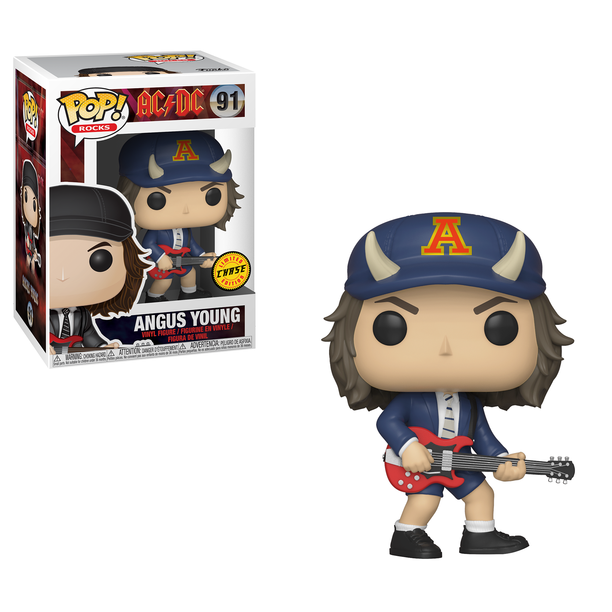 Funko Pop Ac Dc Angus Young Chase - 91