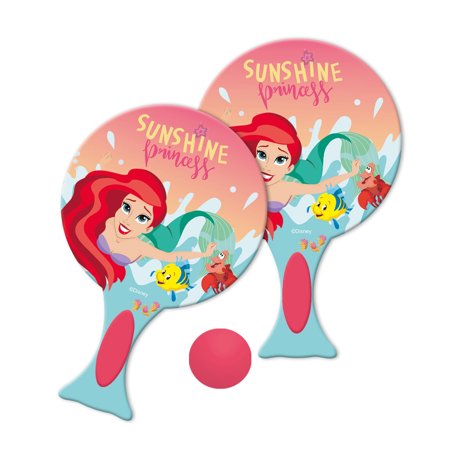 Set Deportivo Paletas De Madera Princesas Disney Pronobel