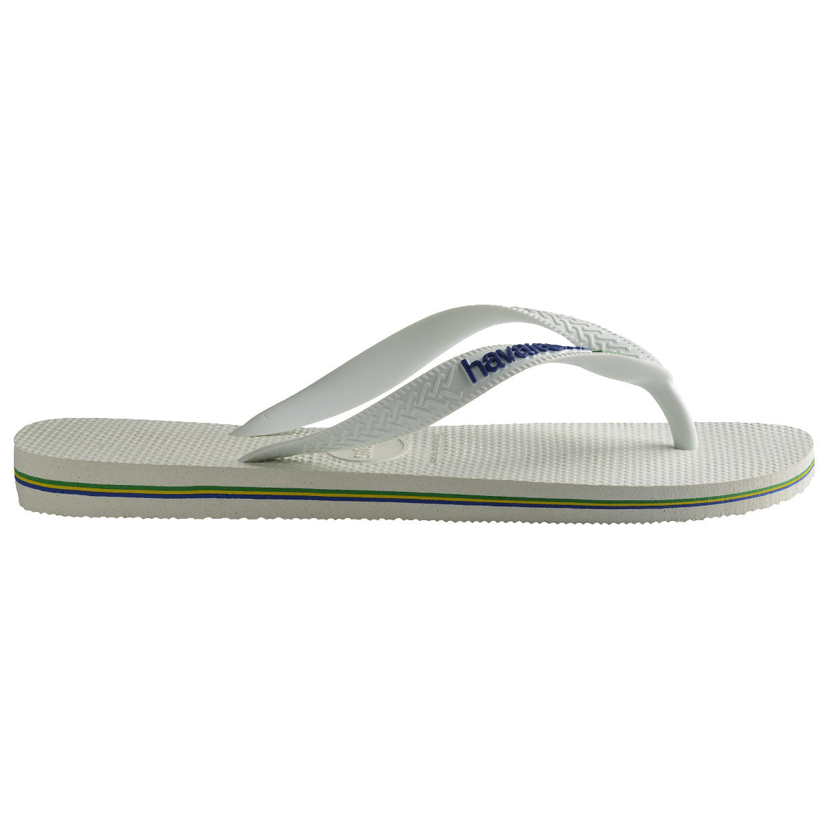 Sandalia Mujer Brasil Logo Blanco Havaianas