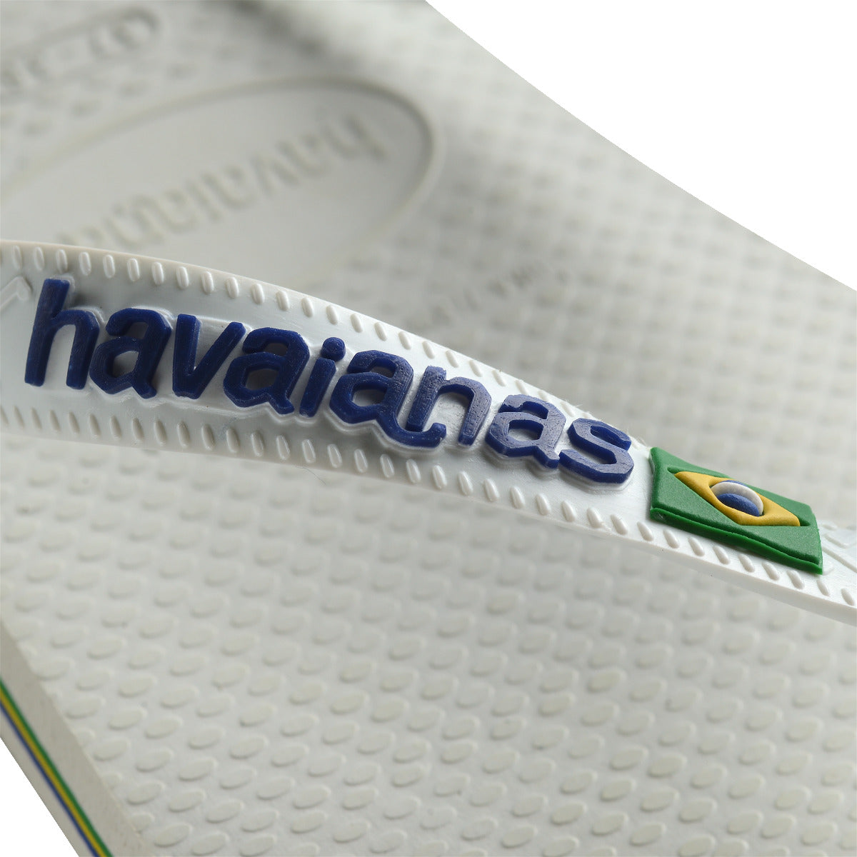 Sandalia Mujer Brasil Logo Blanco Havaianas