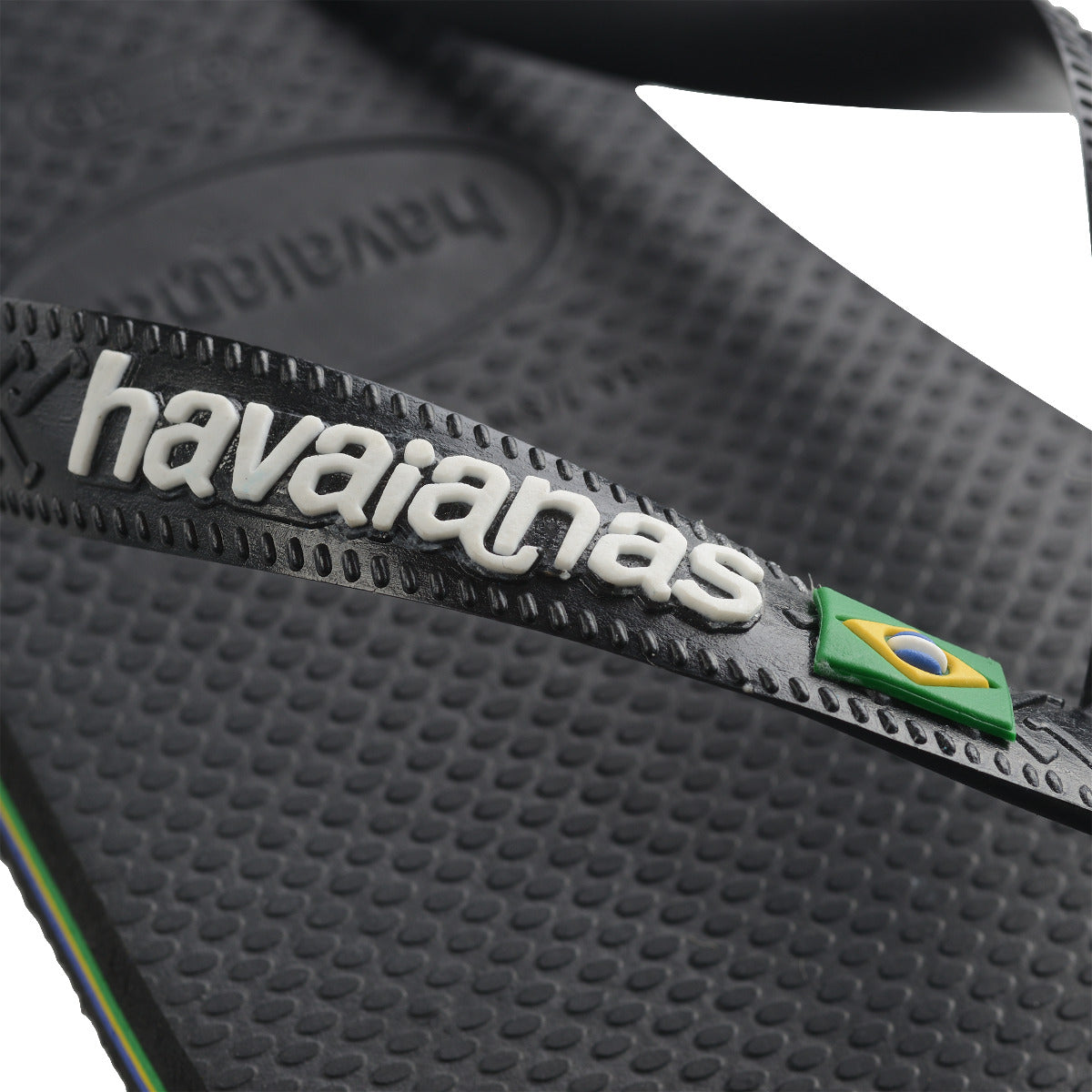 Sandalia Mujer Brasil Logo Negro Havaianas