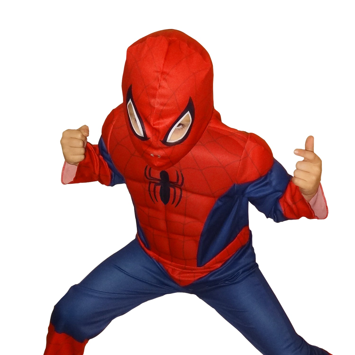 Disfraz Niño Deluxe Con Músculos Spiderman 6 a 7 Años Marvel