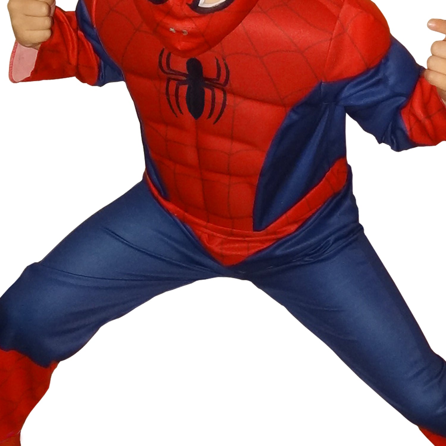 Disfraz Niño Deluxe Con Músculos Spiderman 6 a 7 Años Marvel