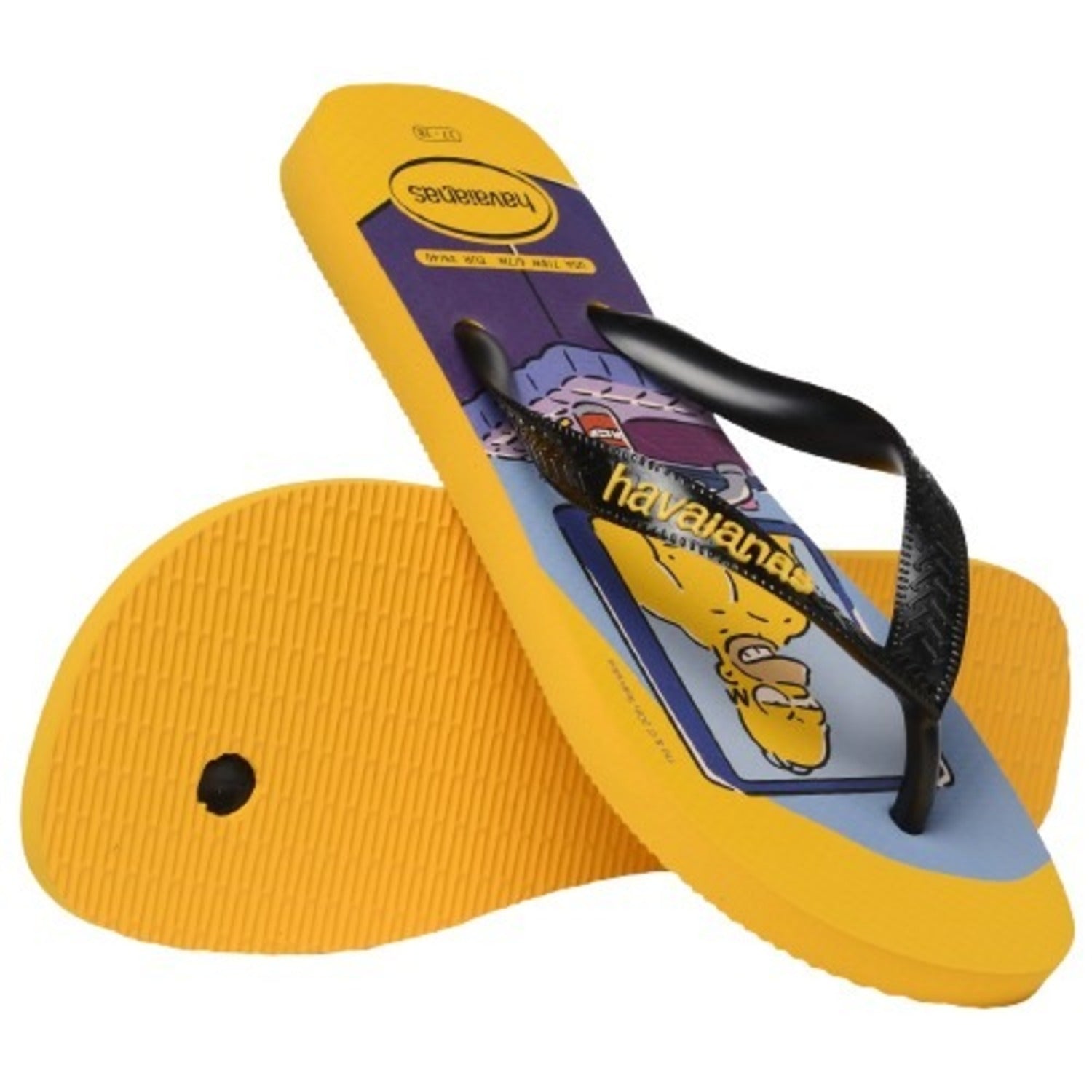 Sandalias Hombre Simpsons Amarillo Havaianas