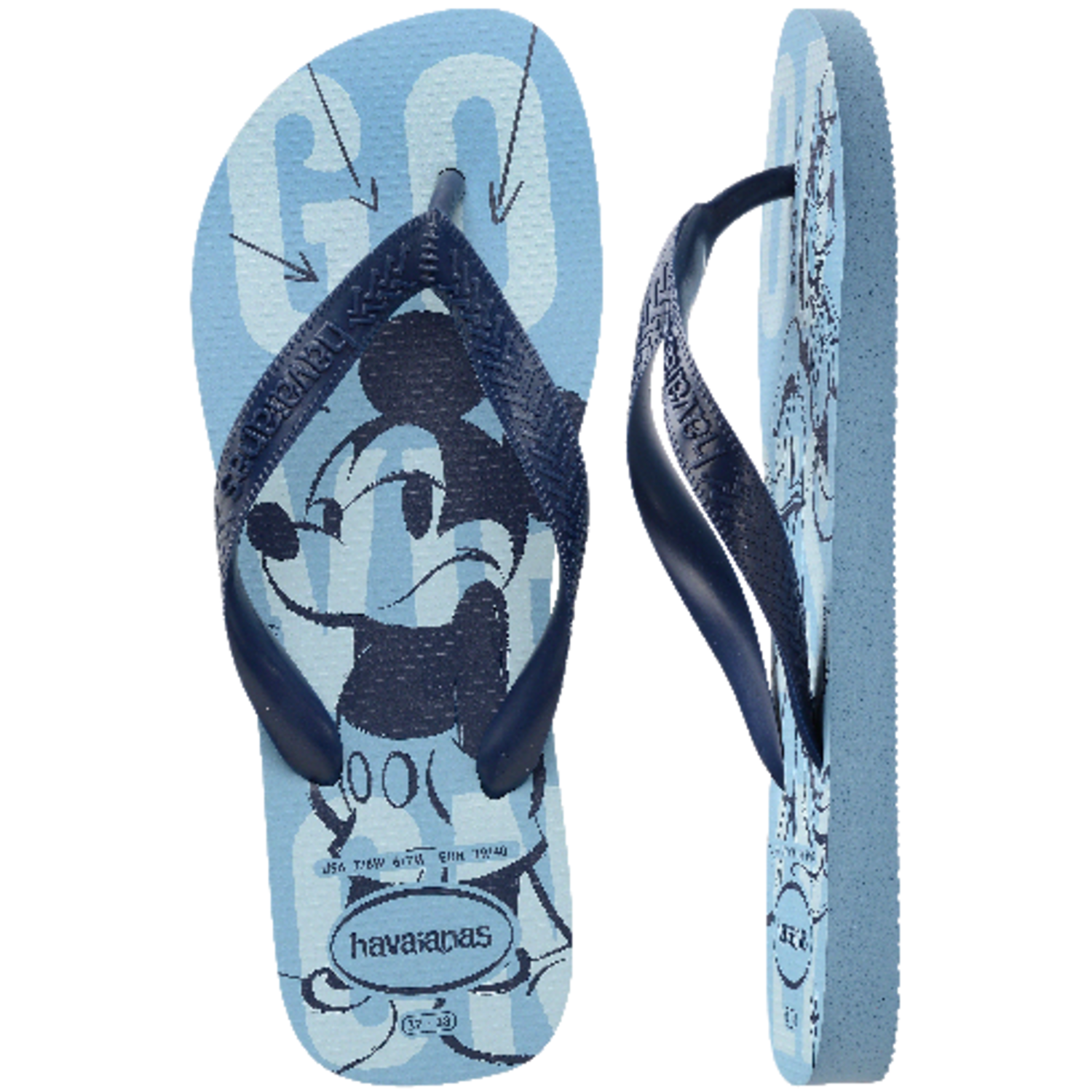 Sandalias Hombre Top Azul Disney Havaianas
