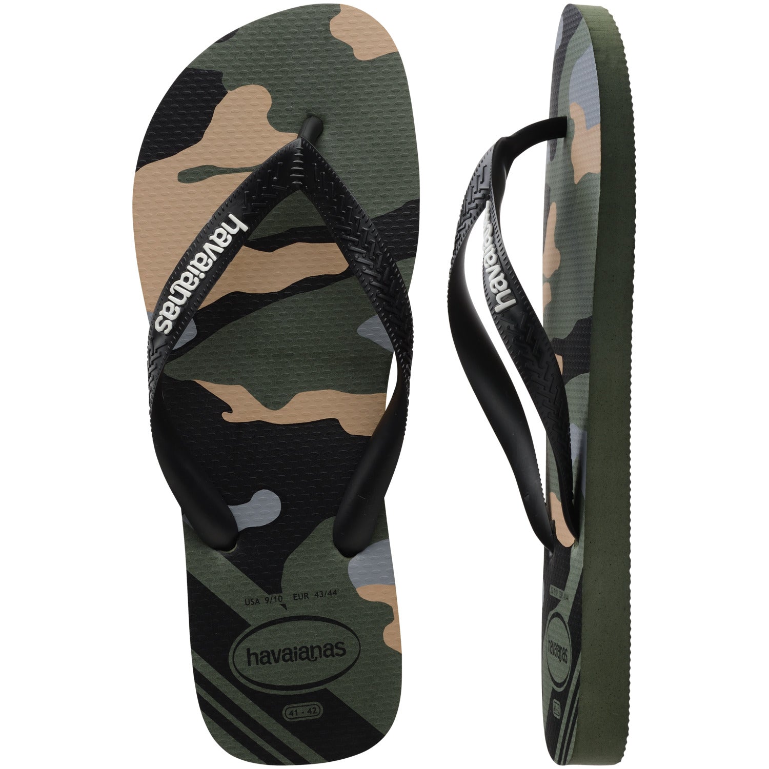 Sandalia Hombre Top Camu Verde Havaianas
