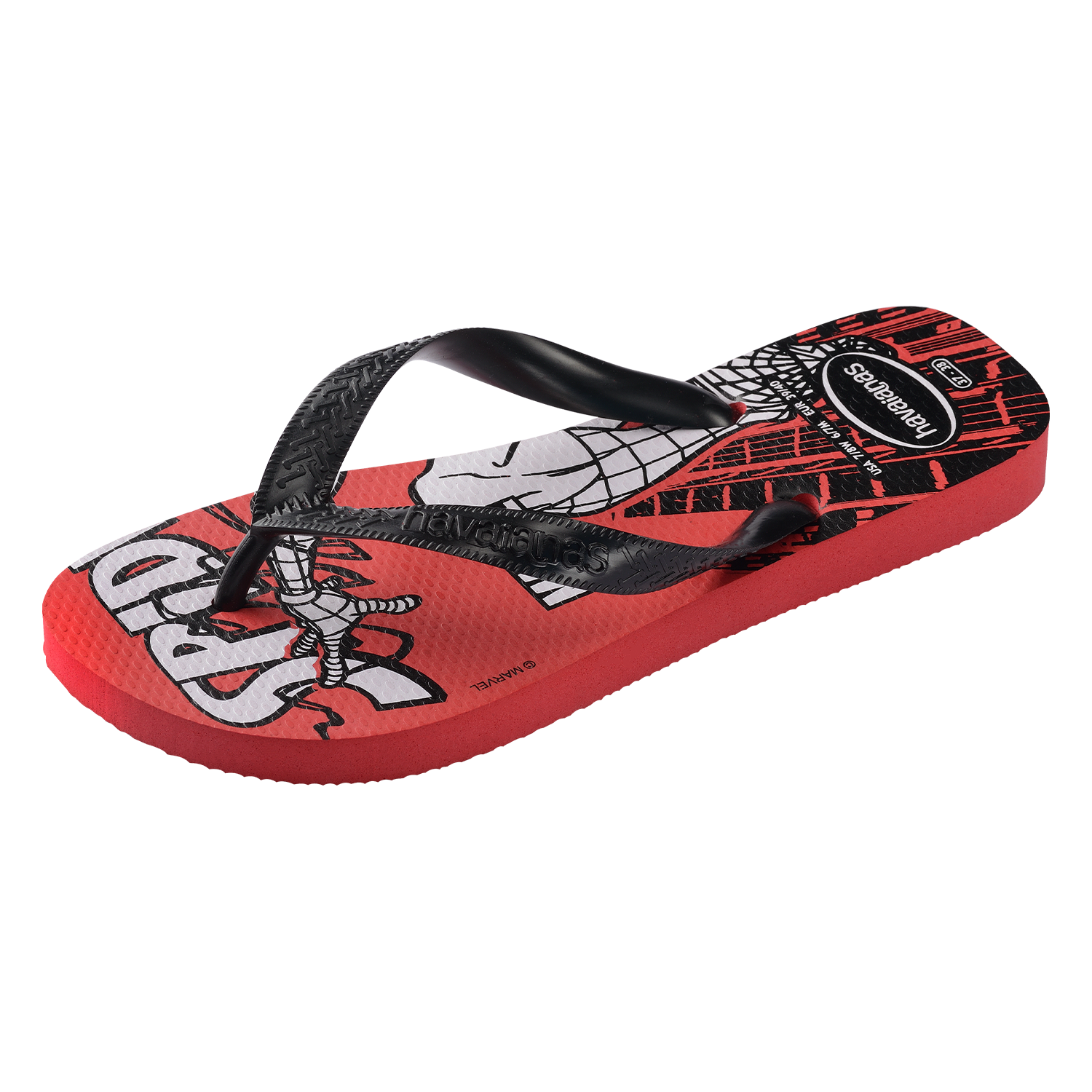 Sandalias Hombre Top Rojo Marvel Havaianas