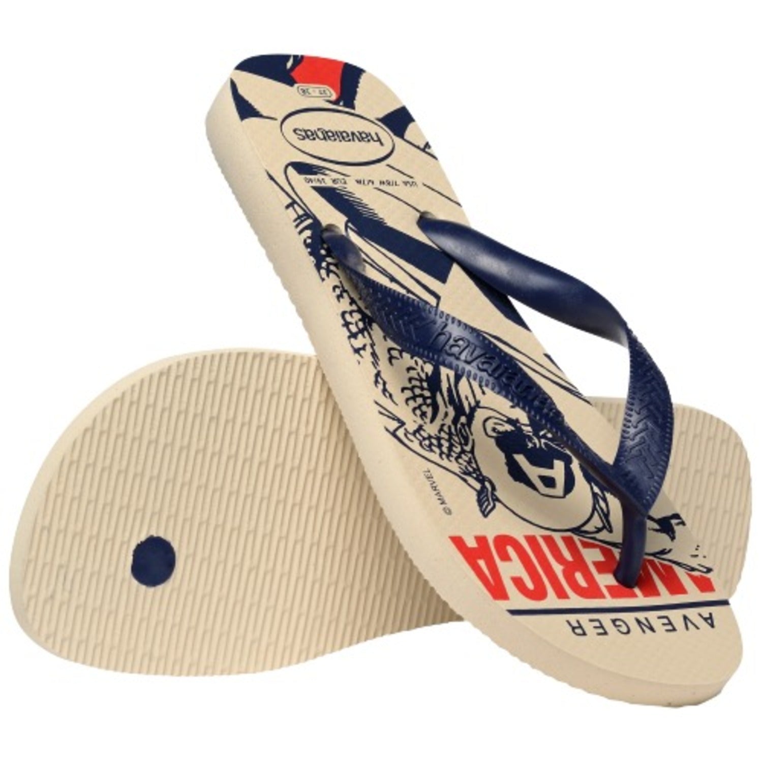 Sandalias Hombre Top Beige Marvel Havaianas