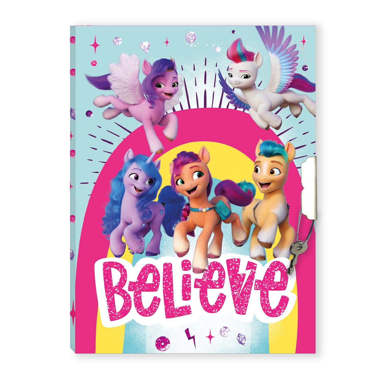 Diario Con Lapiz Sobres Y Esquelas 23x20 Cm My Little Pony