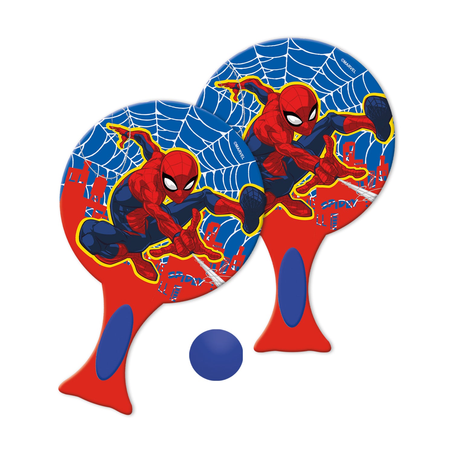 Set Deportivo Paletas De Madera Spiderman Marvel Pronobel