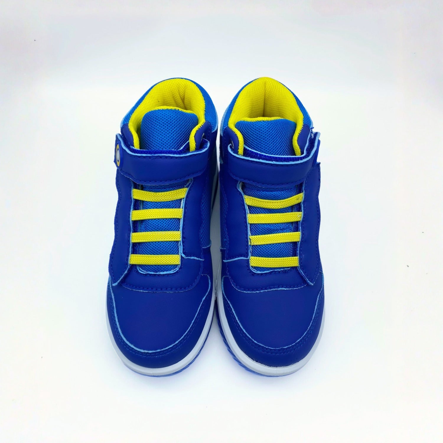 Zapatilla Caña Alta Niño Luces Run Azul Sonic - Zapatillas Chile | The Brands Club cl