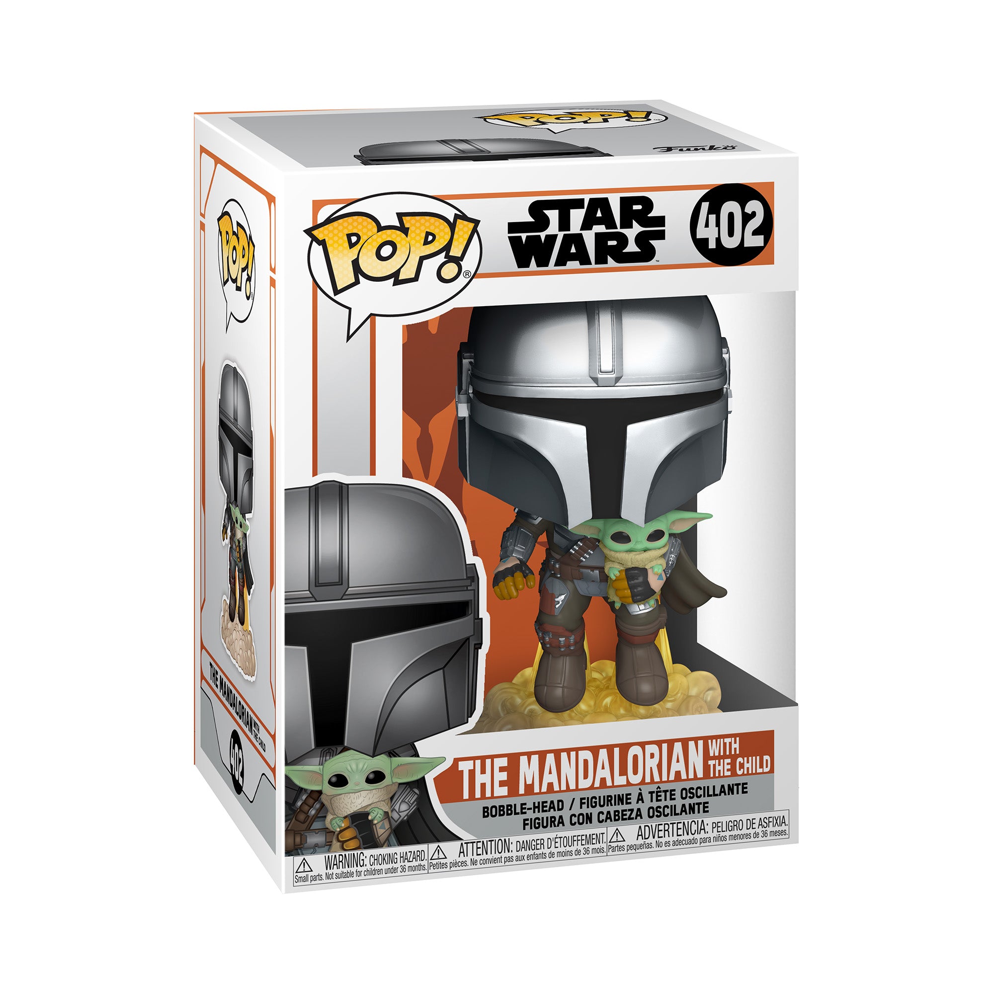 Funko Pop Mando Flying With Jet Pack The Mandalorian - 402