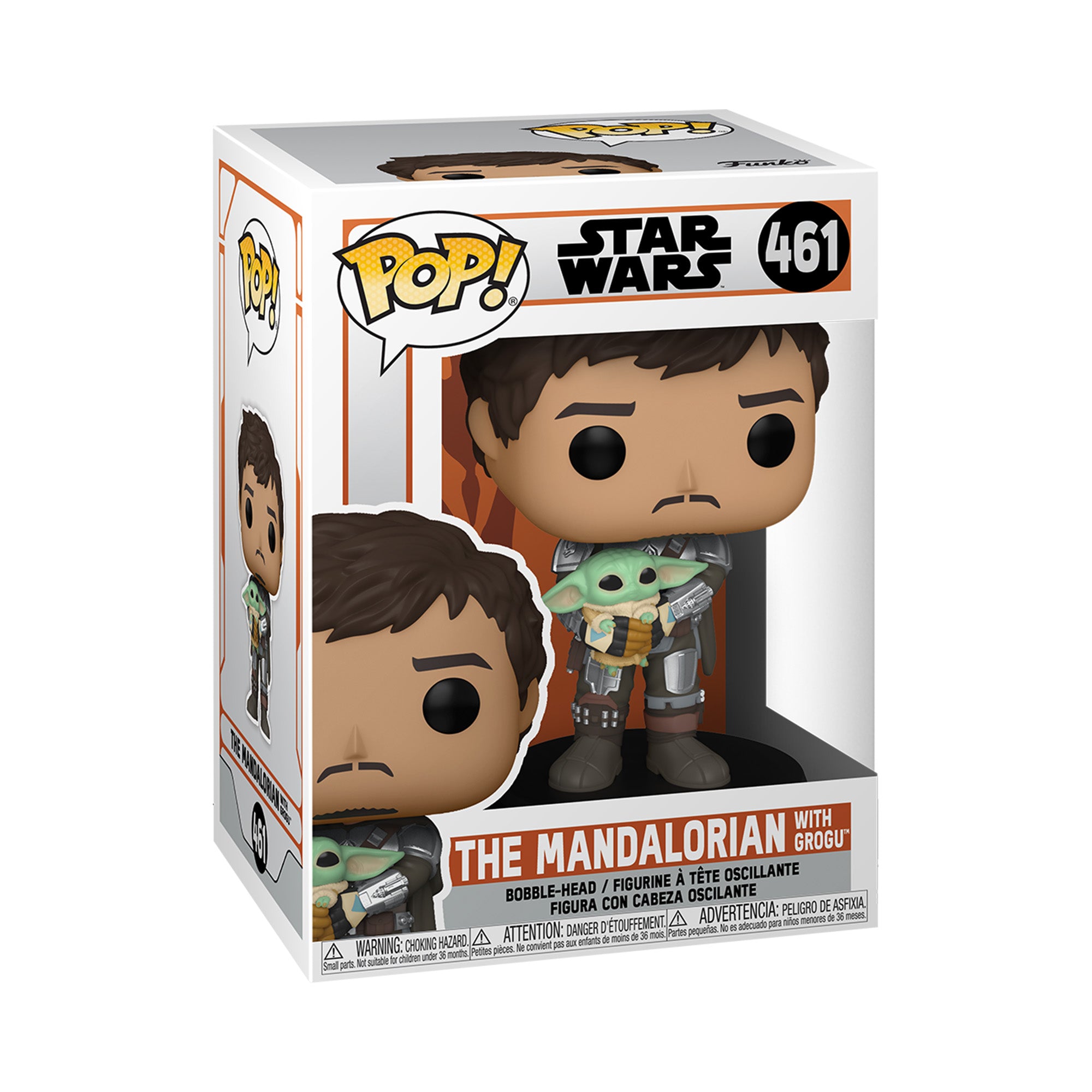 Funko Pop Mando Holding Child The Mandalorian - 461