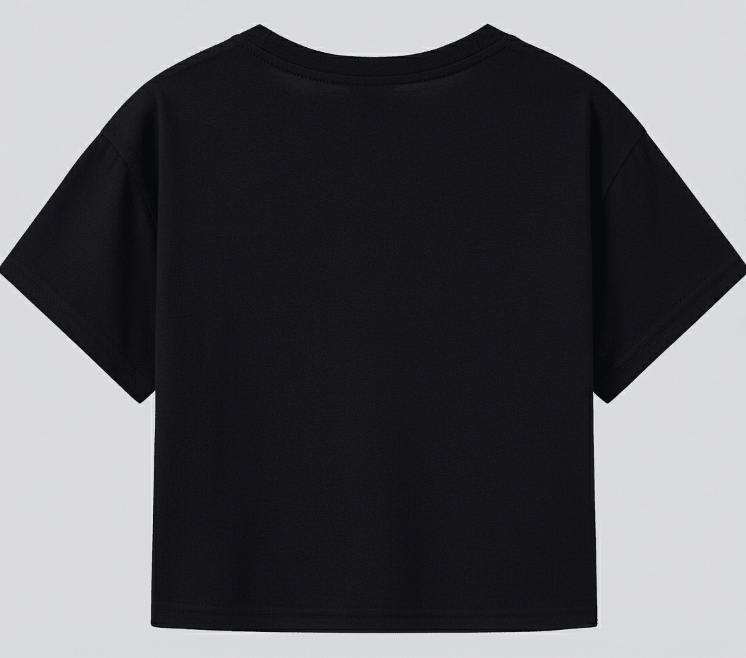 Polera Manga Corta Niña HUNTR/X Negro Kpop Demon Hunters - Poleras Chile | The Brands Club cl