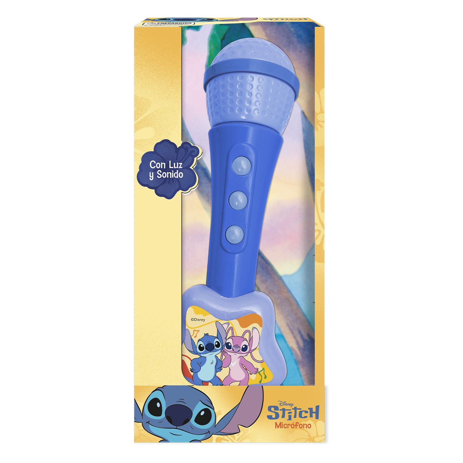 Micrófono Con Luz y Sonido Lilo & Stitch Disney