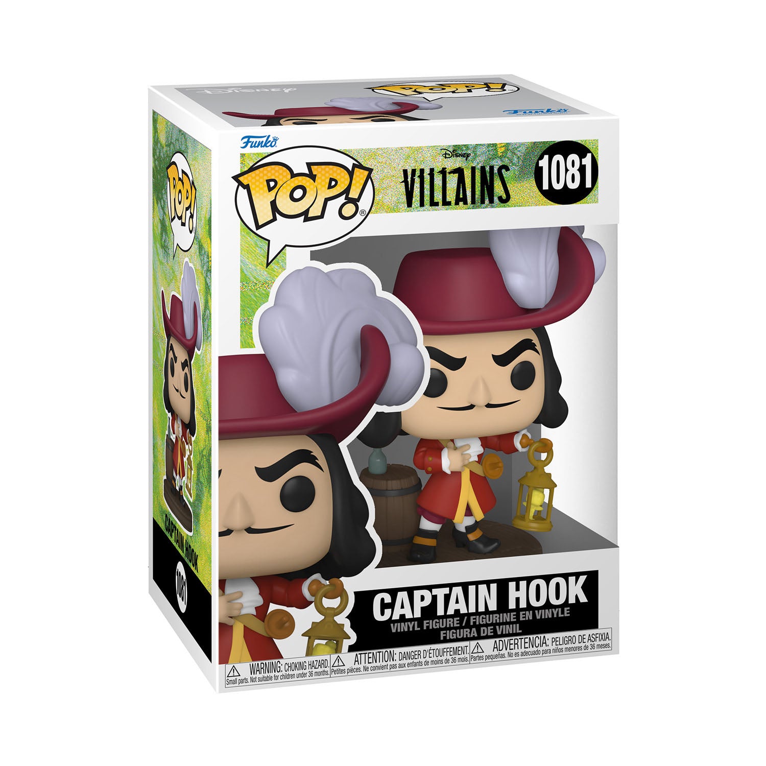 Funko Pop Capitan Hook Disney - 1081