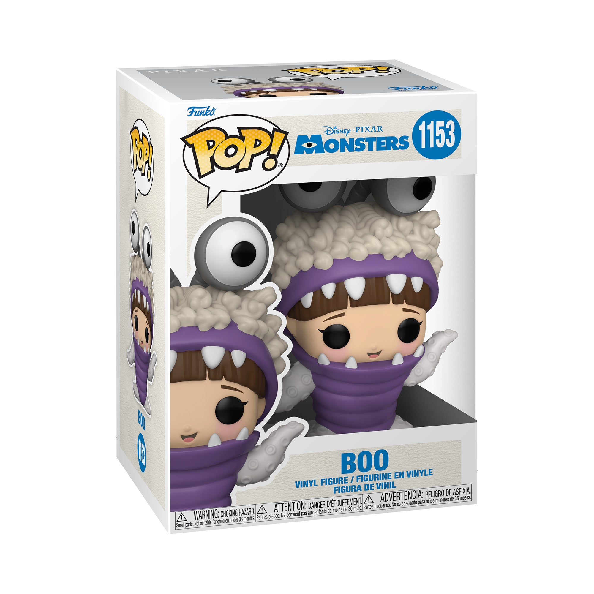 Funko Pop Boo w/Hood Up Monsters Inc  - 1153