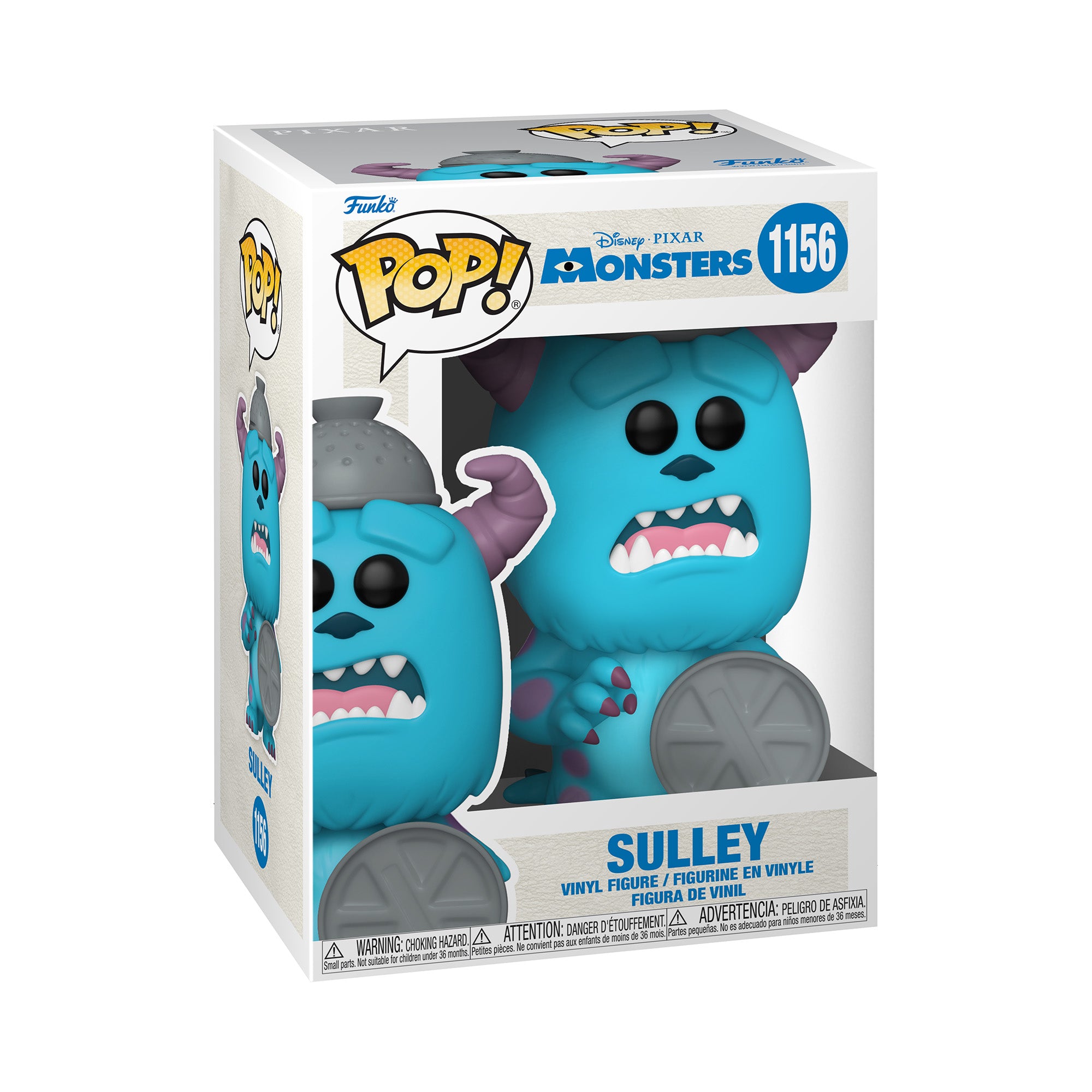 Funko Pop Sulley w/Lid  Monsters Inc - 1156