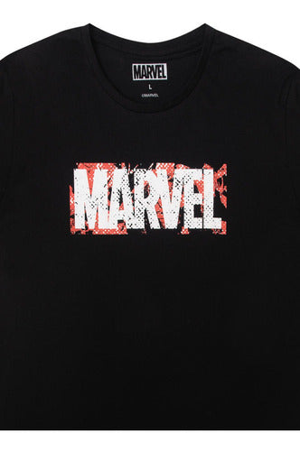Polera Hombre Attitude Negro Marvel