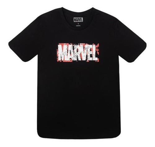 Polera Hombre Attitude Negro Marvel