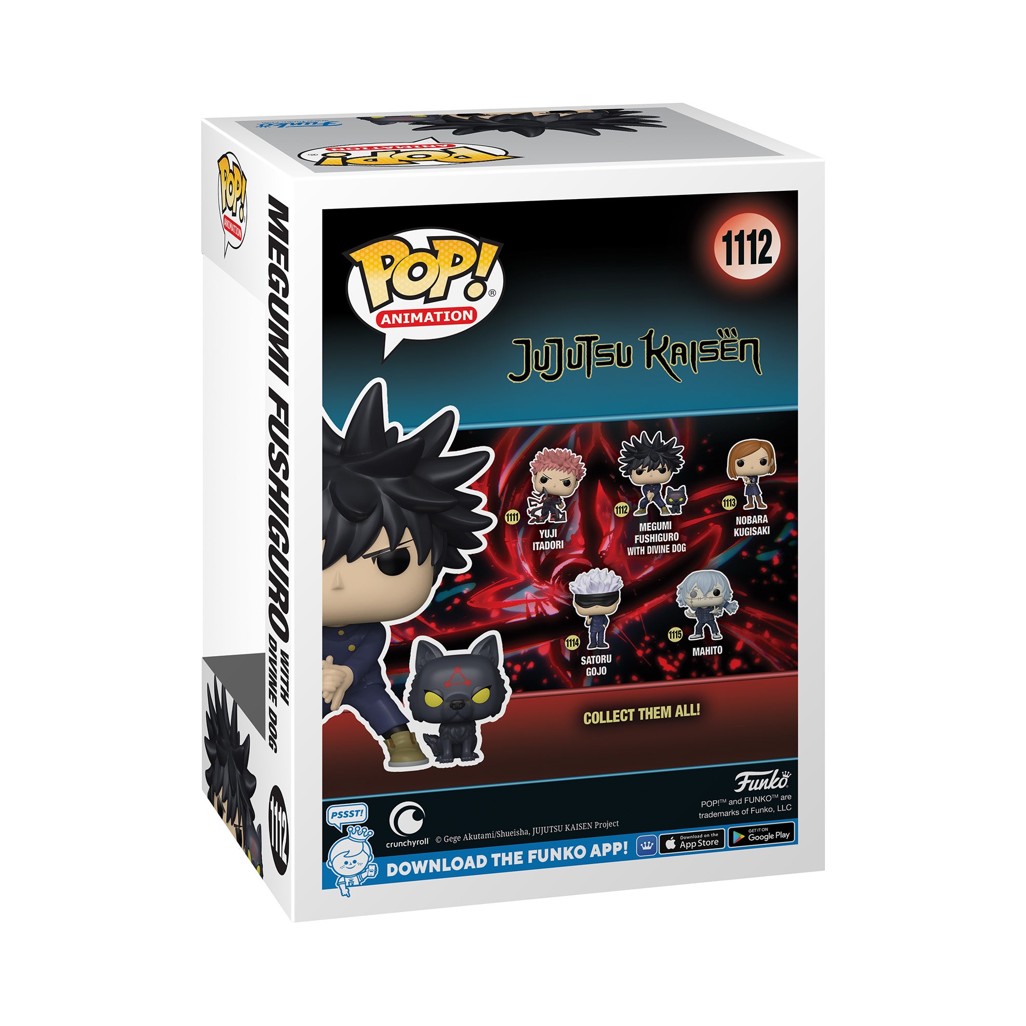 Funko Pop Jujutsu Kaisen Megumi Fushiguro Dog - 1112