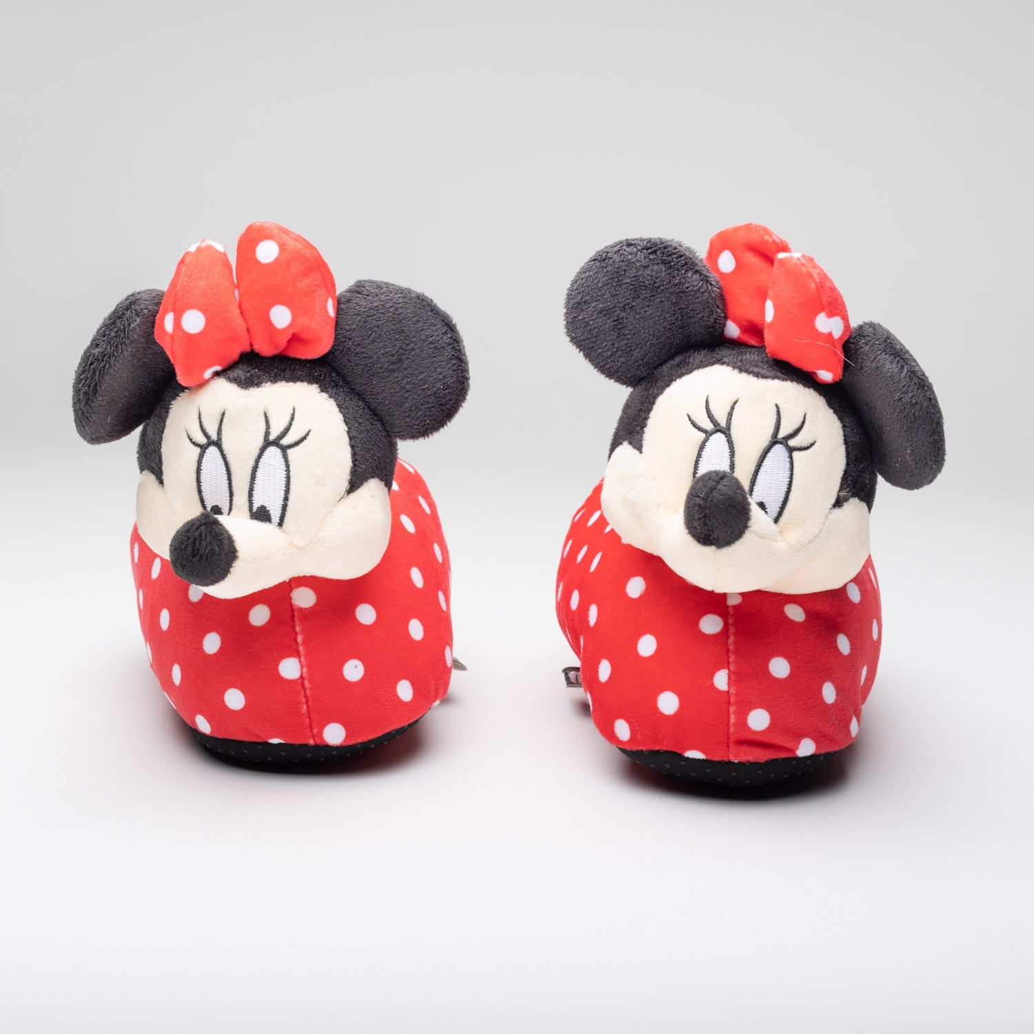 Pantufla 3D Niña Minnie Puntos Rojo Disney