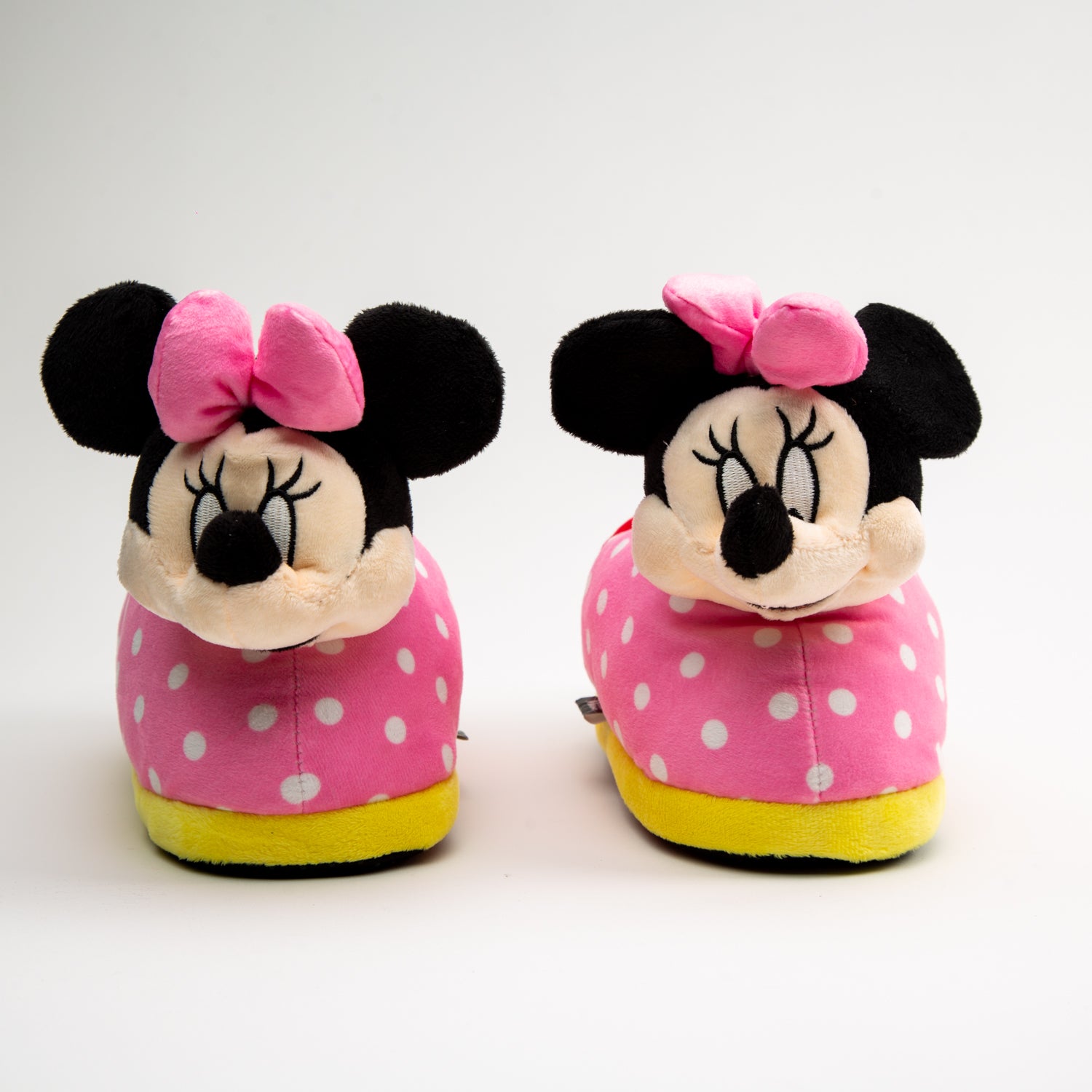 Pantufla 3D Niña Minnie Puntos Rosado Disney