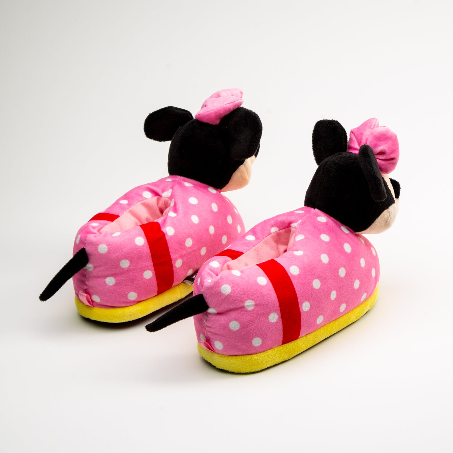 Pantufla 3D Niña Minnie Puntos Rosado Disney