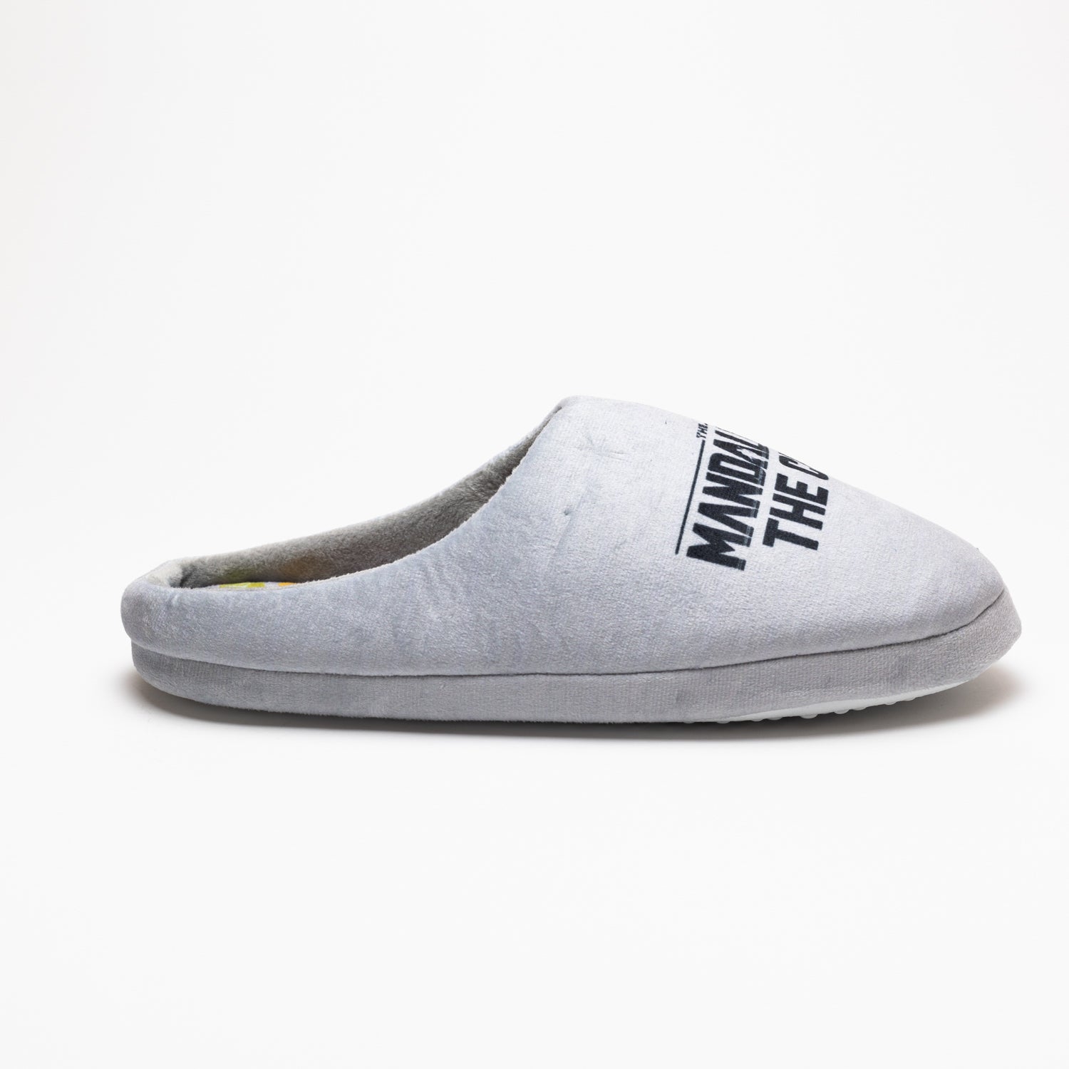 Pantufla Hombre Mandalorian Logo Gris Star Wars