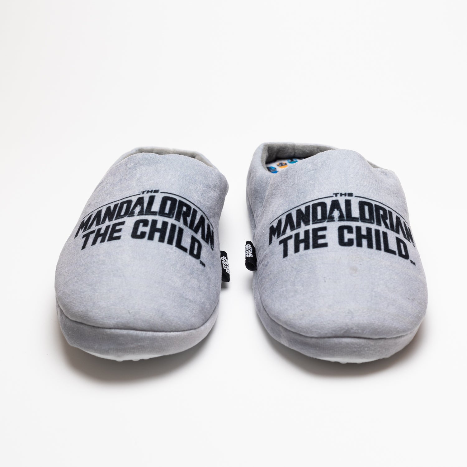 Pantufla Hombre Mandalorian Logo Gris Star Wars