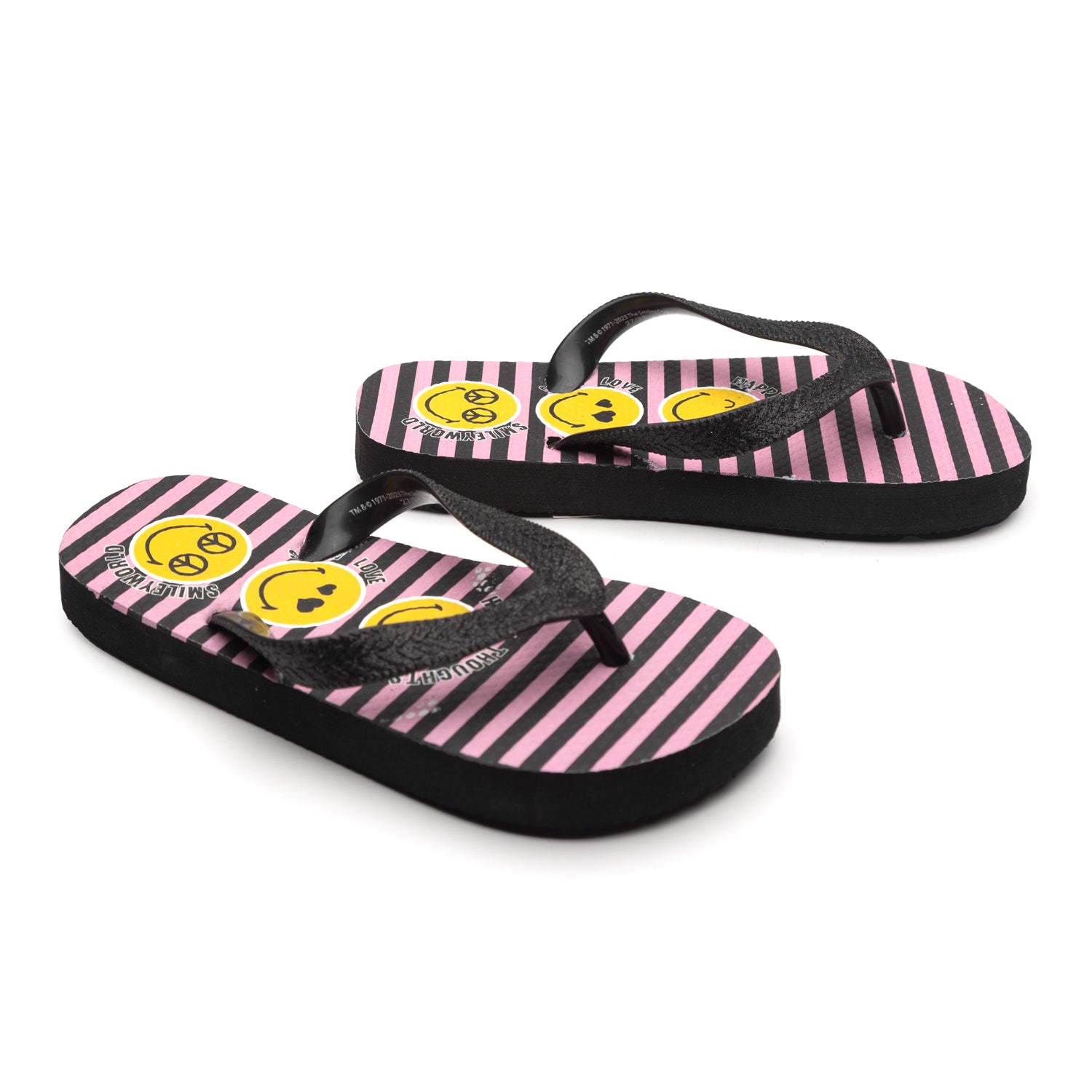 Sandalia Niña Rayas Rosa SmileyWorld ®