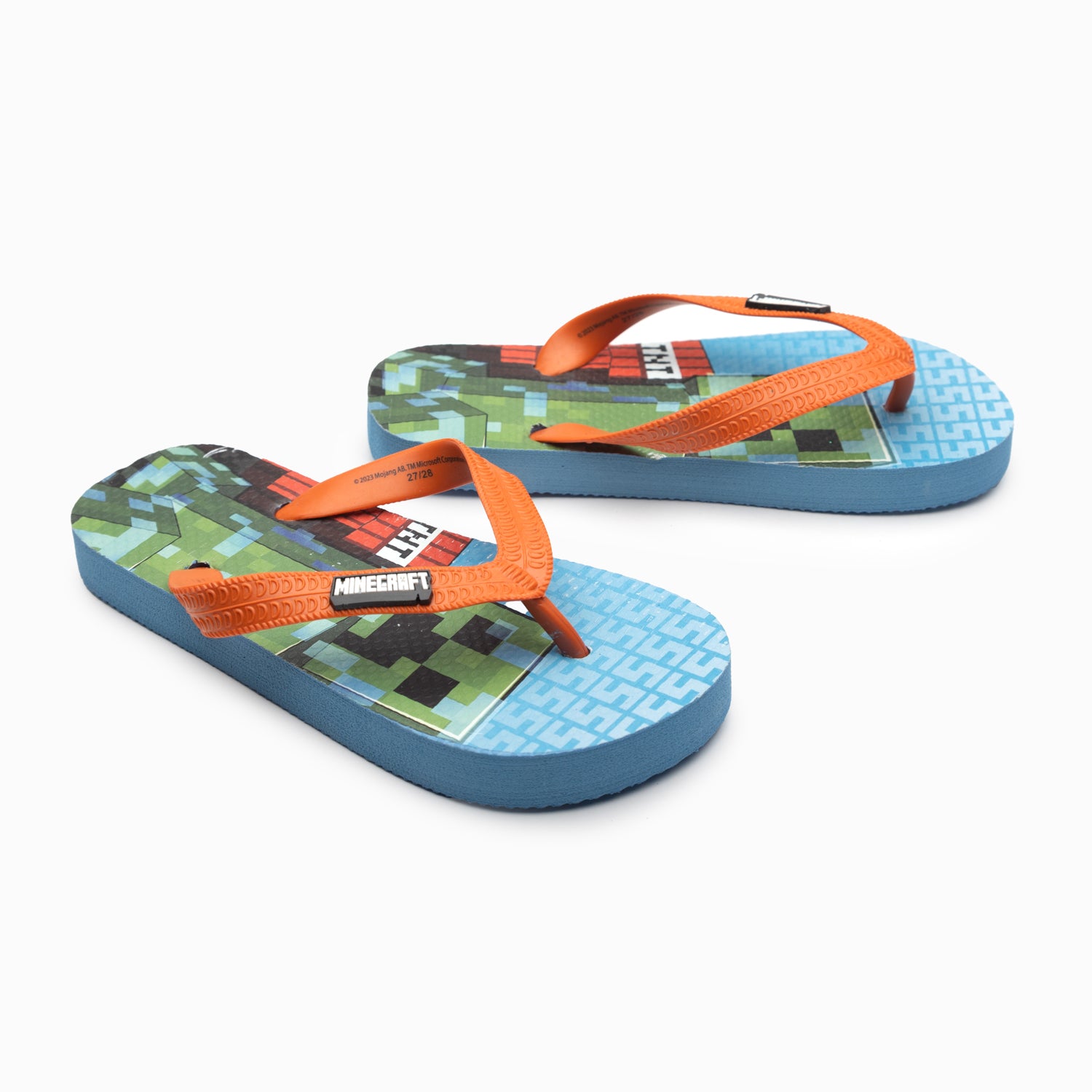 Sandalia Niño Robot Celeste Minecraft