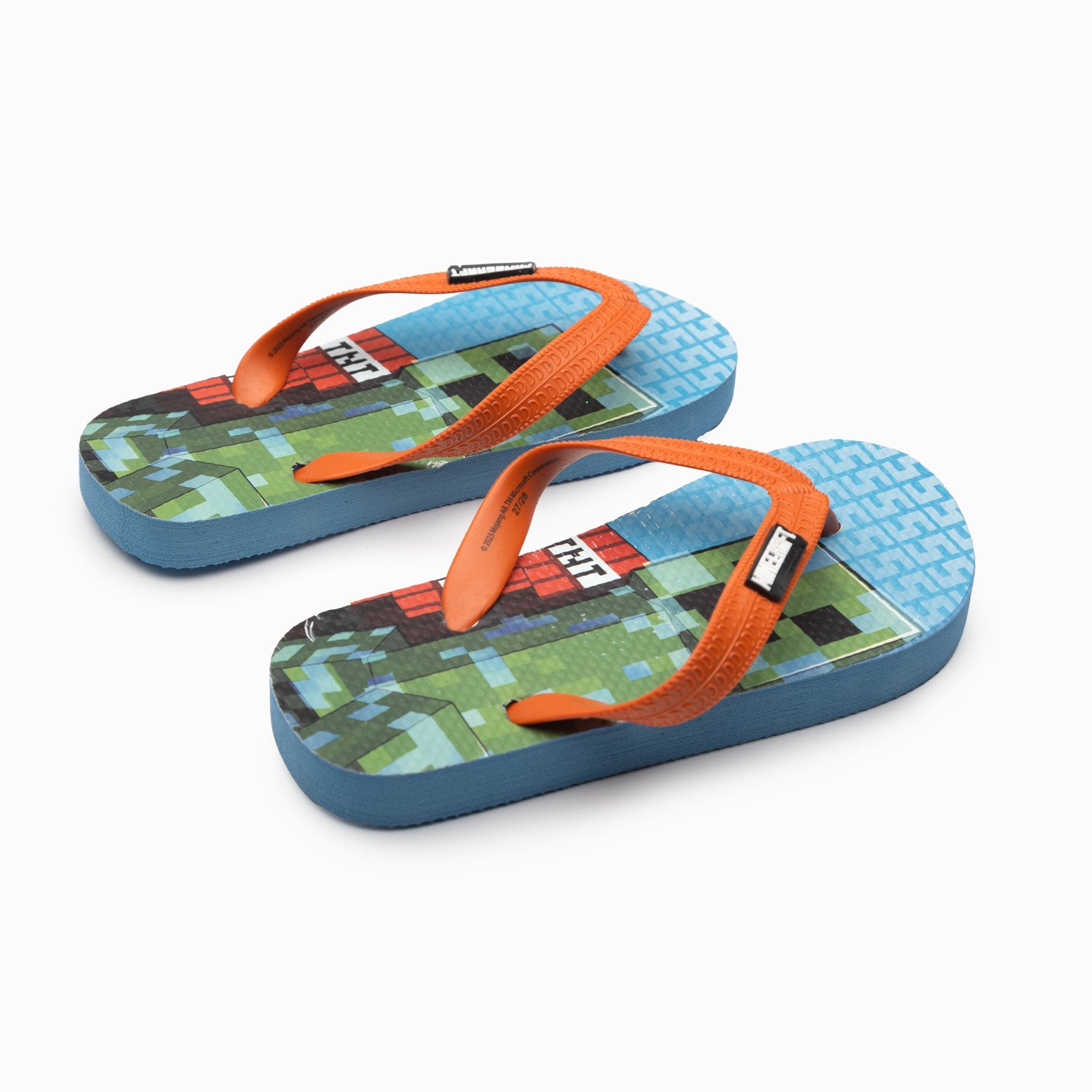 Sandalia Niño Robot Celeste Minecraft