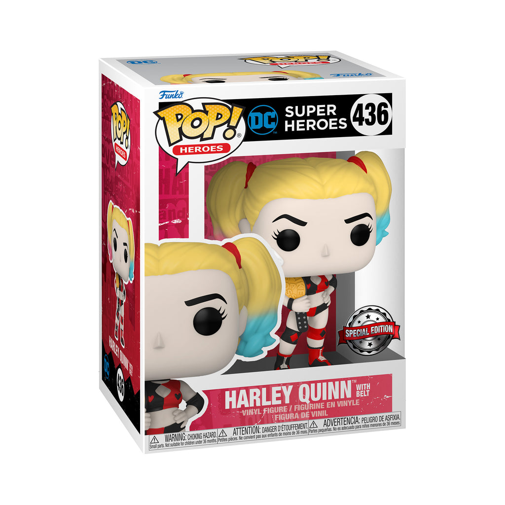 Funko Pop Harley Quinn With Belt DC Comics - 436