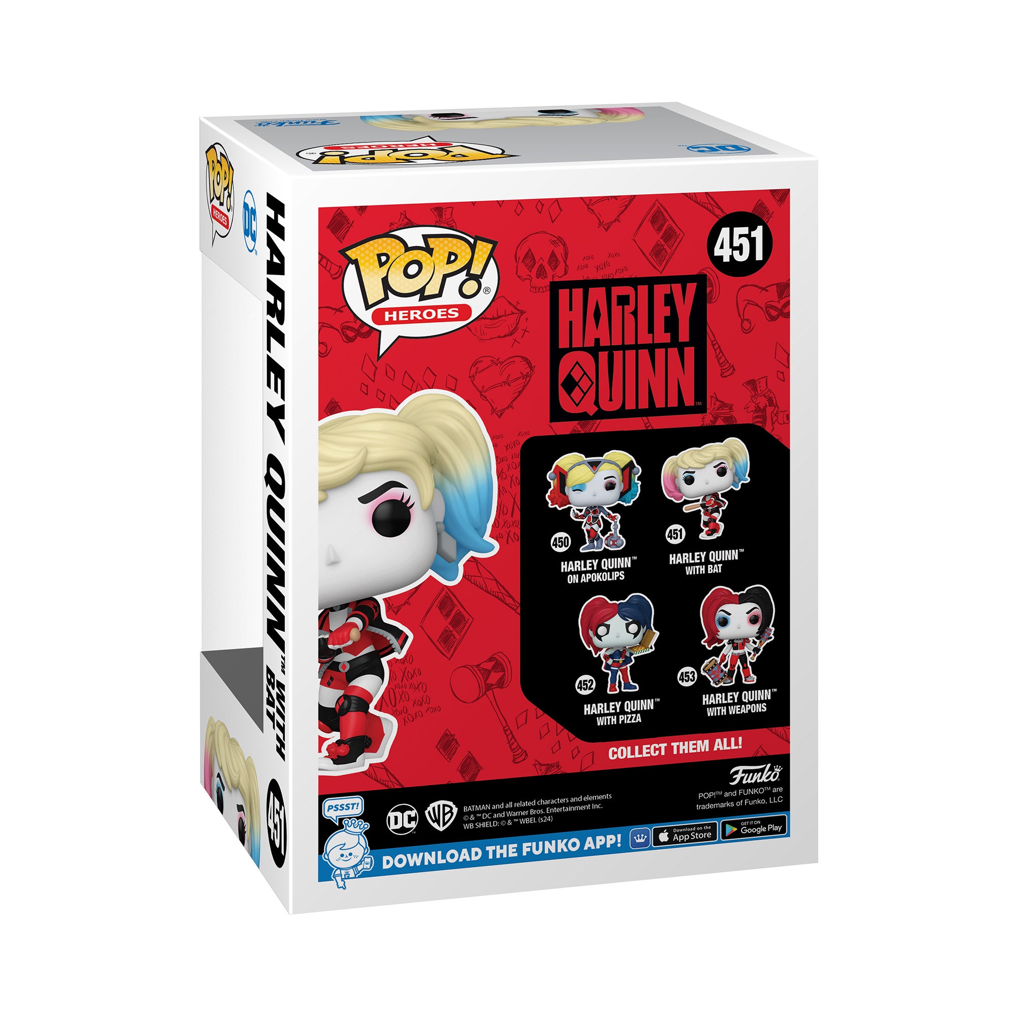 Funko Pop Harley Quinn con bate - 451